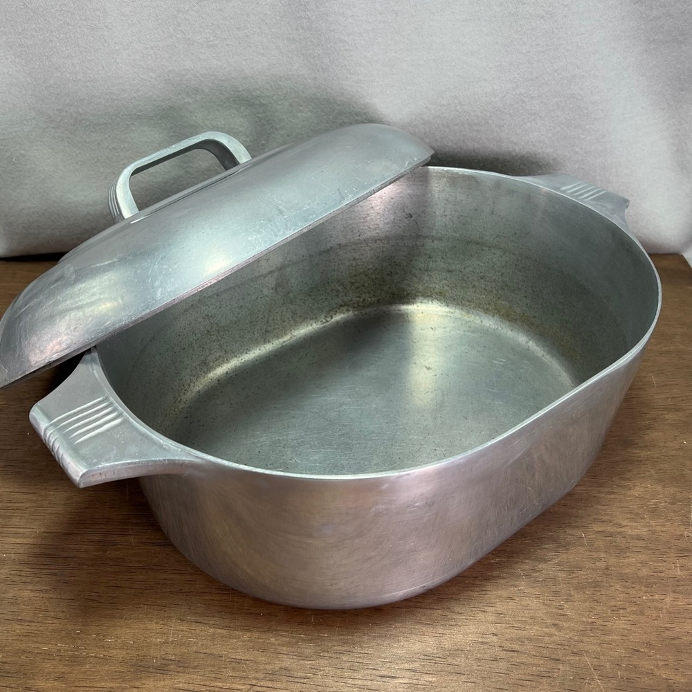 Wagner Ware Magnalite 4265P Dutch Oven Roaster & Lid Oval 8QT No Trivet Vintage